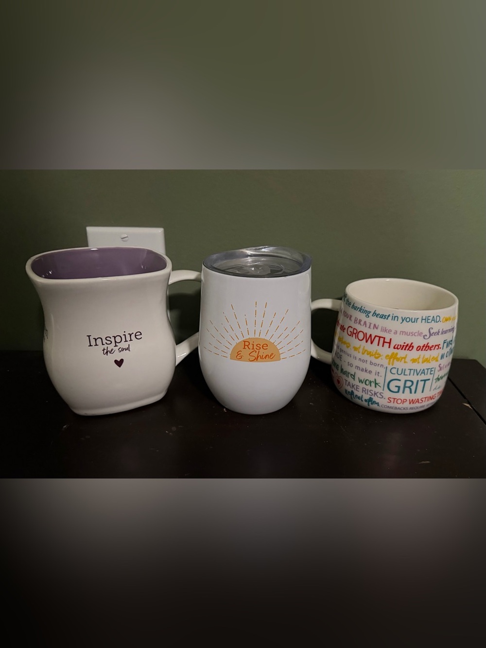 Lot of three Authentic Scentsy mugs